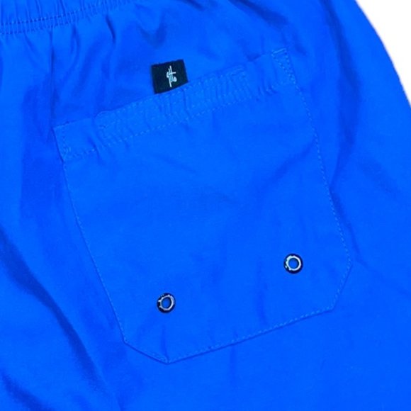 Guy Harvey By AFTCO Blue 5" Bathing Suit Trunks Size Large - Picture 4 of 6